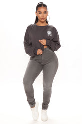 Soho Stretch Skinny Jeans - Grey